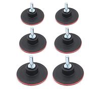 Yuhtech 6 Pcs 3 Pulgada 4 Pulgad 5 Pulgada Plato de Lijado con Soporte M10 para Taladro y Amoladora Angular