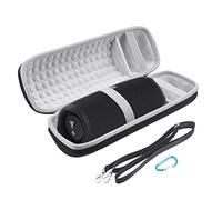 Yuhtech Estuche de Viaje Portátil para JBL Charge 5 / JBL Charge 4, Bolsa de EVA Storge de Transporte Duro, Funda de Transporte Impermeable