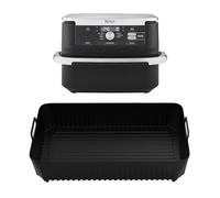 Yuhtech Molde de Silicona para Freidora Ninja Foodi Flexdrawer 10,4 L AF500EU Af500EUCP, Molde de Silicona Grande para Freidora Ninja 500