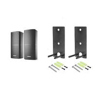 Yuhtech Soporte de Pared para Altavoz Doméstico Bose OmniJewel Lifestyle 650, Bose Surround Speakers 700 Soporte de Repuesto (1 Par)