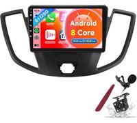 YUHUILI K5 Pro Plus Autoradio 9 Pulgadas Android 15 8 Núcleos 6G 128G for F-ORD Transit 2015-2019 GPS Navegación Touchscreen 2K CarPlay Inalámbrico Android Auto, K5 Pro Plus