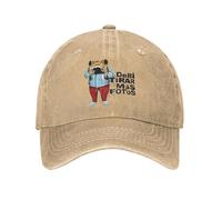 YUHUPMXAV Debi Tirar Mas Fotos Gorras de béisbol Mujeres Bad Bunny Sombreros Vaqueros Desgastados Actividades al Aire Libre Vintage Gorra Snapback Suave