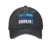 YUHUPMXAV Gorras de béisbol Viva La Libertad Carajo Unisex Desgastado Lavado Snapback Outdoor Workouts Ajustable
