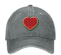 YUHUPMXAV Hombres, Mujeres, Esto no es una sandía, Gorra de béisbol Lavada de Magritte, Parodia de sandía, keffiyeh, Gorra de Camionero, Gorra de Padre Ajustable