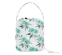 Yuiboo Simple Safaris - Bolsa de hilo de ganchillo con agujeros, almacenamiento de viaje para herramientas de ganchillo, suministros de tejer