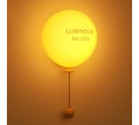 Yuinzin Luz nocturna de globo para niños, lámpara de luz cálida de silicona suave de 3 niveles regulable, control táctil, luz nocturna para guardería, 900 mAh, recargable por USB, lámpara de noche con