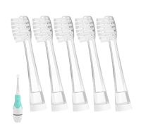 Yuio 5Er Cepillos de Repuesto para Niños para Seago SG513/SG977/SGEK6/DT-K6/DT-BB1, Recambios para Cepillo de Dientes Eléctrico Infantil para Seago, Cabezales de Repuesto Suaves para Niños(3 años+)