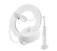 Yuio Cargador USB Cepillo Electrico para Oral B P2000/P4000/P6000/D10/D12/D16/D20/D34/PRO600, Impermeable Charger Modelo 3757, Base de Carga USB Cargador Inductivo para Oral B, Portátil de Viaje