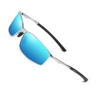 YUIOOISH Gafas de sol polarizadas para los hombres jóvenes, UV400 gafas de conducción de moda, marco de metal Cool Sport Glasses, K01