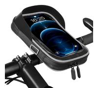 Yuirshion Soporte Movil Bicicleta, Soporte Movil Moto Impermeable para Ciclista Ciclismo con Visera y Ventana Táctil, para Smartphone de 4,7 a 7 Pulgadas