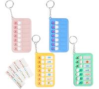 Yuiturt 4 pizarras repetibles para listas de comprobación, planificador de tareas para TDAH, demencia y vida cotidiana y lista de tareas, para niños y adultos, para la escuela, la familia