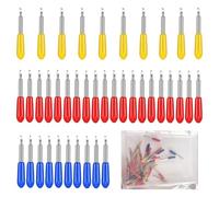 Yuiturt 40 cuchillas de repuesto para Cricut Maker 3 / Cricut Explore 3, incluye 10 cuchillas de punta fina de 30°, 20 hojas estándar de 45°, 10 hojas de punta de 60 ° de profundidad, cuchillas de