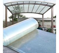 YUJIANHUAA Planchas Tejados Transparentes,Panel Fibra de Vidrio 1mm,Hojas de Invernadero,Protección UV Resistente al Agua,Resistentes al Impacto,para Jardín Al Aire Libre (0,6m x 11m)