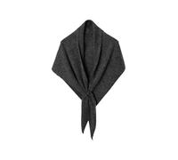 YUJIEBB - Bufanda triangular de lana para mujer, multifuncional, de punto, para otoño, invierno, cálida, a la moda, chal de ocio, gris oscuro, talla única