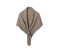 YUJIEBB - Bufanda triangular de lana para mujer, multifuncional, de punto, para otoño, invierno, cálida, a la moda, chal de ocio, caqui, talla única