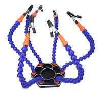 YUJIEE PCB Holder, Soldering Third Hand, 6 Flexible Arms PCB Holder Stand Workshop Helping Station Soldering Arm, Nonslip for Painting Electronics Repair