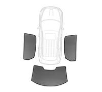 YujieNB Parasol Delantero + Trasero para Ventanilla de Coche para Ford Focus Hatchback MK4 2019-2023,4 Ventanas Laterales/portón Trasero,Parasol Magnético Personalizado,3Pcs Rear Windshield