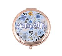 Yujuuu espejo de bolso personalizado con nombre o texto. Regalo Original. (ponle tu nombre modelo 2)