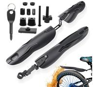 YUJUVI Guardabarros para Bicicleta Universal Guardabarros MTB Ajustable Guardabarros Bicicleta Delantero y Trasero 24-29 Pulgadas para Bicicleta de montaña y Carretera