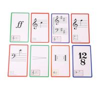 YUKERMARB 50 Tarjetas Flash de Música, Tarjetas Flash de Notas de Piano de Doble Cara para Lecciones de Música y Principiantes