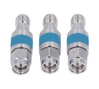 YUKERMARB Bloque de CC Coaxial RF Acero Inoxidable SMA Macho a Hembra Atenuador Coaxial RF 2W 2dB CC a 6,0 GHz 50 Ohmios para Pruebas de Señal Usuarios de Antenas de Laboratorio de Radio
