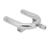 YUKERMARB Bucle Ventilado Antisifón de 25 Mm, Válvula de Ventilación de Acero Inoxidable 316 de Grado Marino para Inodoro de Yate, Evita el Sifón, Adecuado para Barcos, Vehículos Recreativos