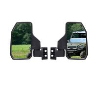 YUKERMARB Espejo Lateral Plegable UTV, Espejo Retrovisor Ajustable de 4x7,2 Pulgadas para una Visibilidad óptima en una Jaula Antivuelco de 1,625 a 2 Pulgadas para Modelos UTV
