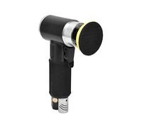 YUKERMARB Kit de Lijadora de Aire Mini Pulidora Neumática de Acero de Aleación de 2 Pulgadas, 12000 Rpm, Pulidora de Aire de Codo de 0,6 a 0,8 MPA para Espacios Pequeños, Pulido, Detalles, Usuarios