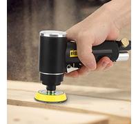 YUKERMARB KOPO YC-2612 Pulidora Neumática Lijadora de Aire 2 Pulgadas 3 Pulgadas 15000 RPM Máquina Pulidora de Codo para Espacios Estrechos Pulido de Superficies de Madera y Metal para Usuarios de
