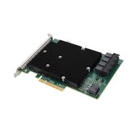 YUKERMARB LSI SAS 9300-16I Tarjeta HBA Interna de 16 Puertos, Tarjeta Controladora de Expansión 12Gb/s SAS PCIe 3.0 X8 con Soporte para 1024 Dispositivos No para