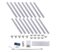 YUKERMARB Luces Hexagonales Remotas, Panel de Techo LED RGB de Aluminio, Brillo Ajustable, Resistente Al Agua IP54, Ideal para Garaje, Juegos y Fiestas