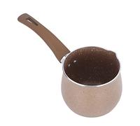 YUKERMARB Olla Calentadora de café, Mini Cacerola para Leche con Revestimiento Antiadherente, Ergonómico para Calentar Leche y Salsas, Aluminio de 3,9 Pulgadas para Uso Doméstico (Café)