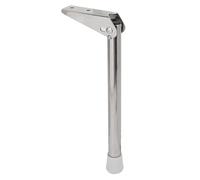 YUKERMARB Patas de Soporte de Asiento de Barco Ajustables a 90 Grados de | Acero Inoxidable 304, Puntas de Goma, Herrajes Marinos para Reposapiés, Botes Pontón, Veleros, Compatible con RV, 13 Pulgadas