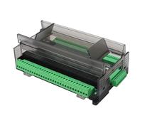YUKERMARB Placa de Control PLC Controlador Lógico Programable PCB DC24V 1A 32 Entradas 24 Salidas Reloj Incorporado Contador de 6 Canales Admite Pantalla Táctil de Texto para Automatización Industrial