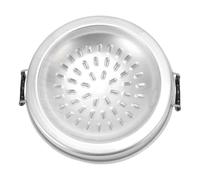 YUKERMARB Sartén Tailandesa de Aluminio para Parrilla de Barbacoa 2 en 1, Sartén Combinada para Parrilla y Olla Caliente, de Cocina Versátil, para Estufa de Carbón (35 cm/13,78 pulgadas Color