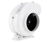 YUKERMARB Soplador de Aire con Motor de Cobre Puro, Ventilador de Sentina de 320 CFM, 4 Aspas, Ventilador de Ventilación ABS de bajo Ruido para RV, Yate, Barco, Compartimento del Motor, Cocina y