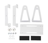 YUKERMARB Soporte de Ventilador Giratorio, Aleación de Aluminio, para Ventiladores de PC de 120 Mm/140 Mm, Ajustable 360°, para Montaje en Pared, Techo o Mesa, con Tornillos (White)