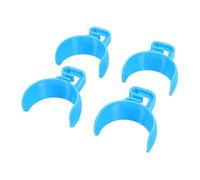 YUKERMARB Soporte para Pelotas de Cerca Clip de Pelota para Cerca de Cancha de ABS 4 Piezas Agarre Seguro de Liberación Rápida 7,7 X 6,8 X 3 Cm para Ejercicios de Entrenamiento de Tenis, Lecciones y