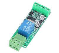 YUKERMARB Tablero de Control del Módulo de relé, Placa Revestida de Cobre Módulo de relé 12 V, Salida de Entrada de 1 Canal, Comunicación TTL, Indicador de Estado LED para Estudiantes Ingenieros