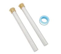 YUKERMARB Varilla de ánodo para Calentador de Agua para Vehículos Recreativos, Repuesto de Aleación de Magnesio para Suburban, Tapa de Latón y Rosca NPT de 3/4 Pulgadas para Calentadores de Agua