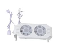 YUKERMARB Ventilador de Refrigeración para Memoria RAM, Disipador de Calor ARGB para Memoria, Ventilador Radiador para RAM, Refrigerador para con Control de Tempera (WHITE)