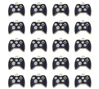 Yukfhgt 20 dijes creativos de control de videojuegos, dijes de aleación para llavero, collar, aretes, tobillera, pulsera, joyería, 16 mm x 19 mm (0.62 in x 0.74 in), aleación, Sin piedra preciosa