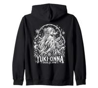 Yuki Onna Novia De Nieve Japonés Invierno Fantasma Sudadera con Capucha