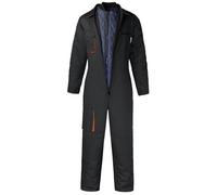 Yukirtiq 2 in 1 Invierno cálido Mono de Trabajo de Hombre de Manga Larga Ropa de Trabajo Acolchado Mono de Trabajo para Mecánicos