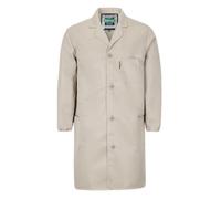 Yukirtiq Batas de Laboratorio para Hombre Mujer Chaqueta de Trabajo Uniformes Batas Sanitarios Ropa de Trabajo Batas Laboratorio Médica de Ciencia Enfermera, Caqui, XL