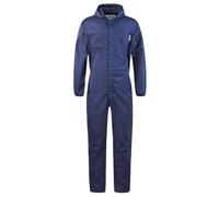 Yukirtiq Mono de Trabajo para Hombre Mono Competicion Coche Traje de Mecánico Manga Larga Mono de Mecanico Ropa Mono de Trabajo Capucha, Azul Marino, L