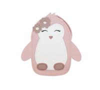 Yuko B Sac Bandoulière Litchi Bébé Pingouin Rose, Bolso Bandolera para Niñas, Rosa