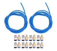YUKOFE Accesorios para impresoras 3D Conectores neumáticos de tubo de PTFE Piezas de repuesto duraderas de alta temperatura para impresoras de filamento Ender 3 V2 CR10 de 1,75 mm