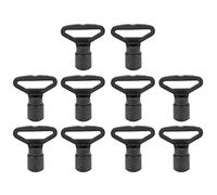 YUKOFE Anillo de plástico con hebilla de cuerda elástica, gancho ligero y duradero para Kayak, canoa, accesorios para barcos, Material POM de 2,5mm, 10 Uds.