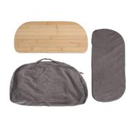 YUKOFE Banco de meditación Taburete de meditación Zen plegable de rodilla de madera con cojín de relajación Ceremonia del té Hogar Duradero y portátil Diseño ergonómico Madera de